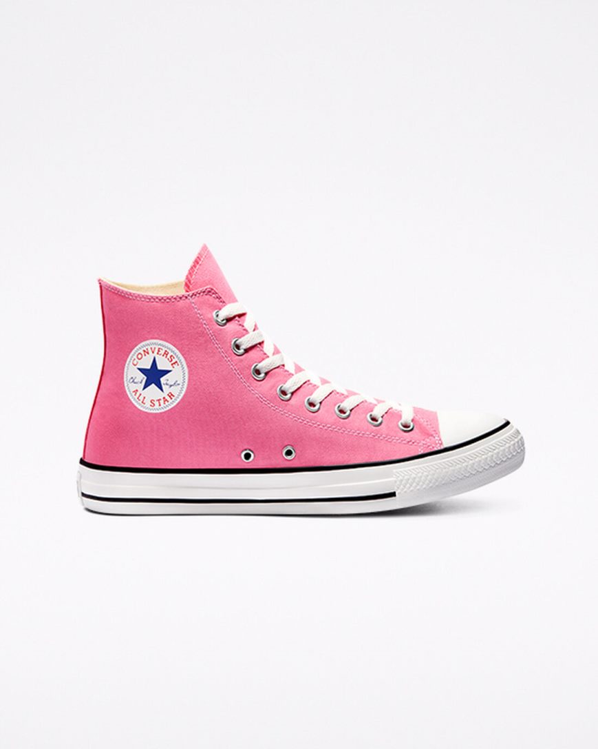 Zapatillas Altas Converse Chuck Taylor All Star Classic Hombre Rosas | PE 7L0548